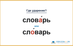 «СловА́рь» или «слО́варь» — куда падает ударение?