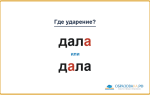 «ДалА» или «дАла» — куда падает ударение?