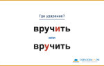 «ВручИть» или «врУчить» — как правильно произносить?