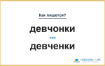 Как пишется «девчонки» или «девченки»