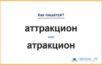Как пишется «аттракцион или атракцион»